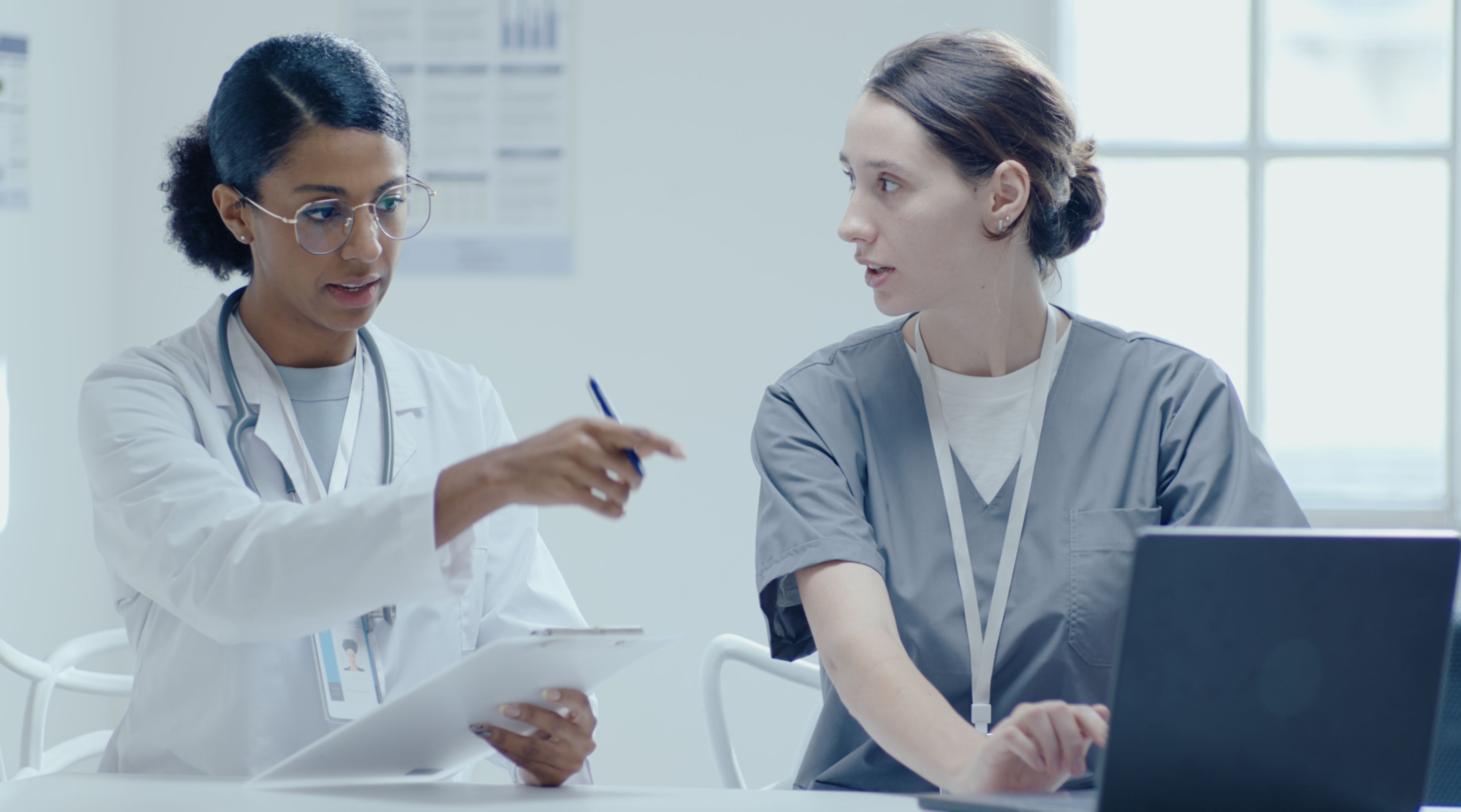 Doctor, Nurse, Computer, Laptop