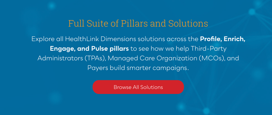 Explore HealthLink's Full Suite of Pillar and Solutions