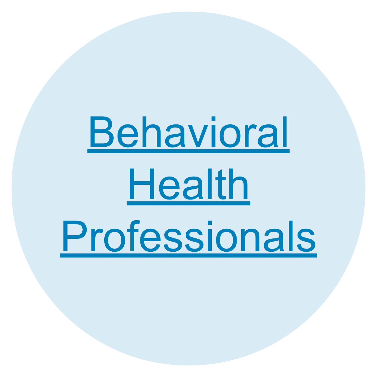 Behavioral Health Professionals