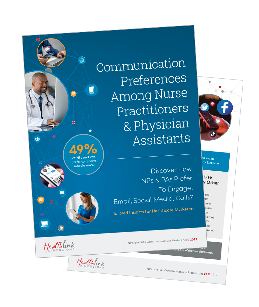 New Survey Results Reveal Communications Preferences Among Nurse Practitioners (NP) and Physician Assistants (PA)